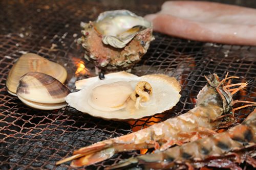 海鮮炭火焼き各種